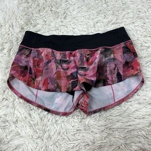 Lululemon Speed Up Short *2.5" Sun Dazed Multi Pink / Super Dark